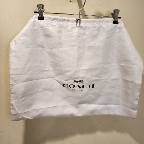 Coach New York White Dust Bag - Picture 1 of 9